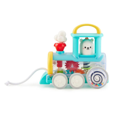 Игрушка паровоз Happy Train Happy Baby 331909 yellow 1